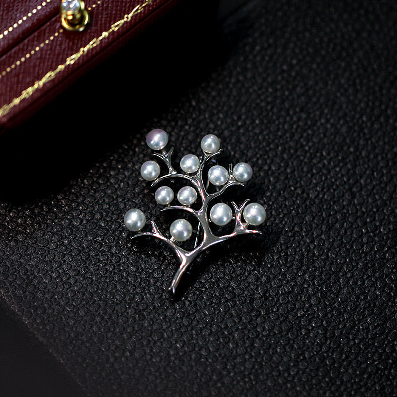 Tree of Happiness Pearl Brooch/Pendant