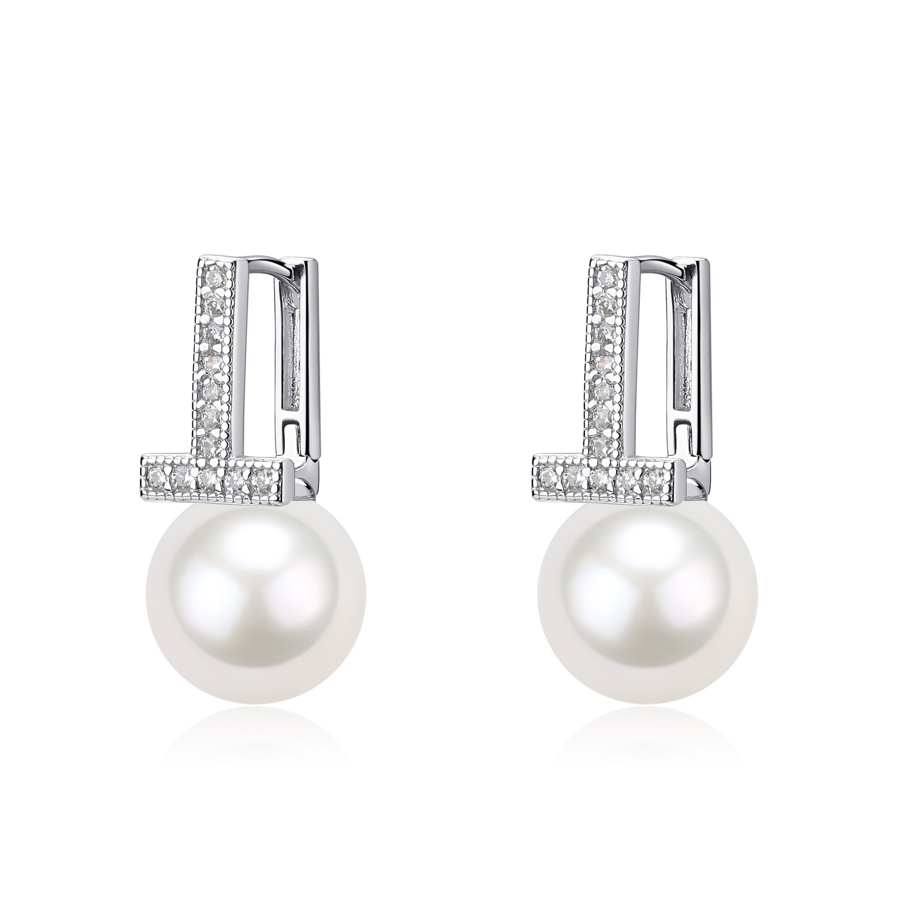 10-11mm Ziconia Pearl & Saskia Earrings
