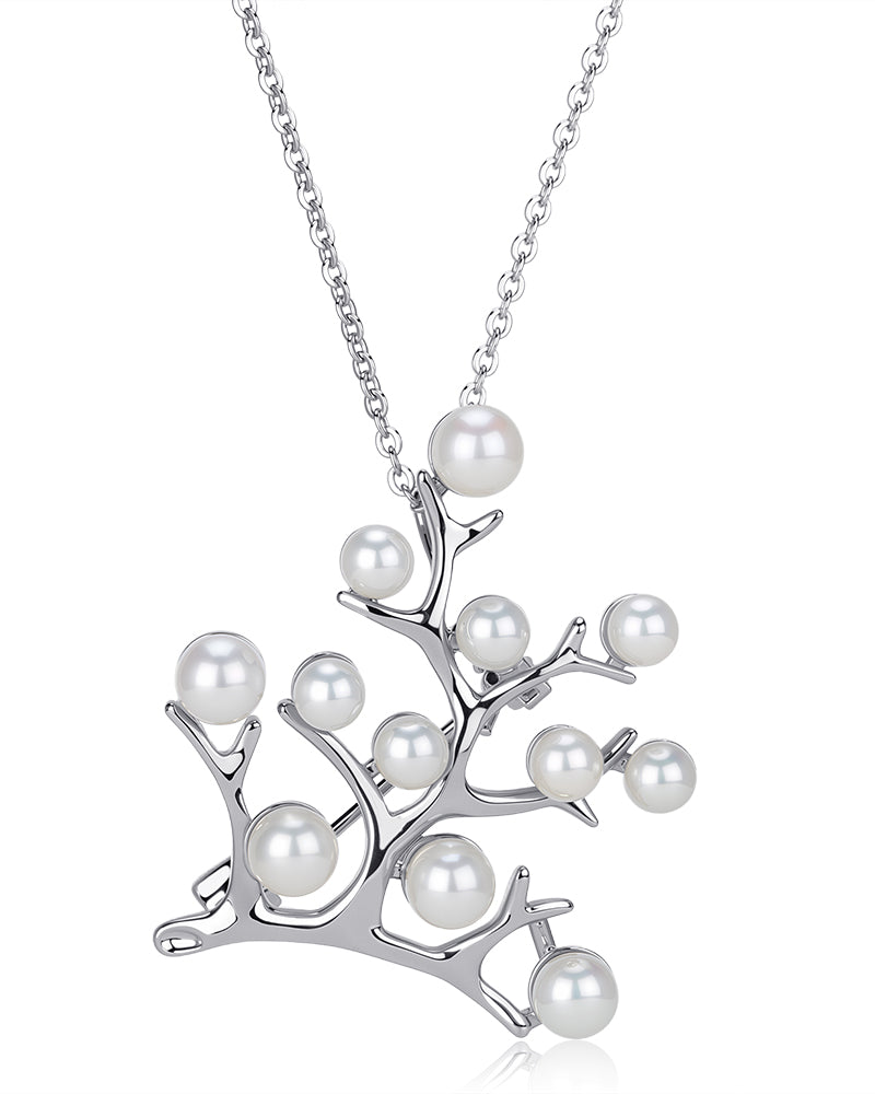Tree of Happiness Pearl Brooch/Pendant