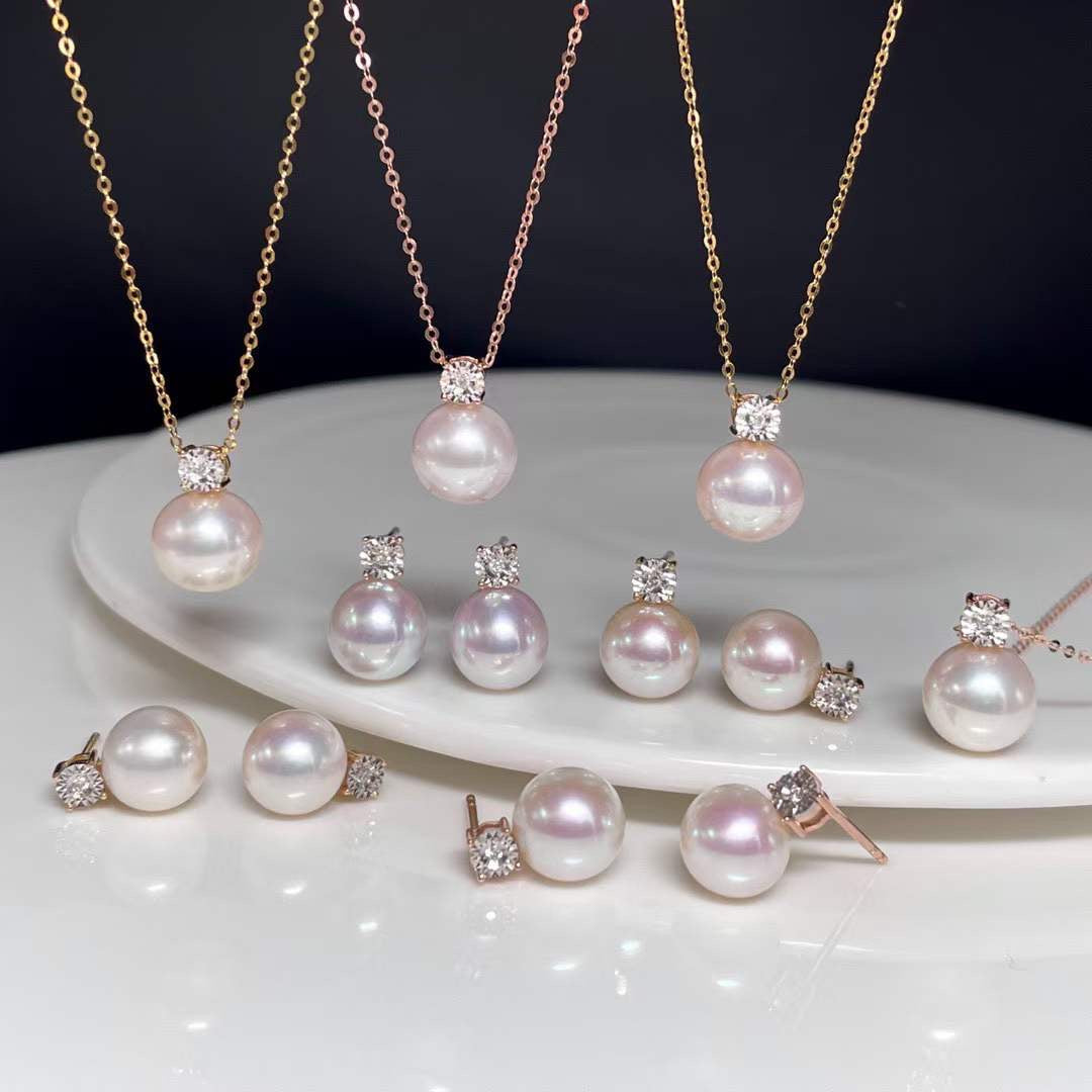 10-11mm Freshwater Pearl & Sasha Necklace
