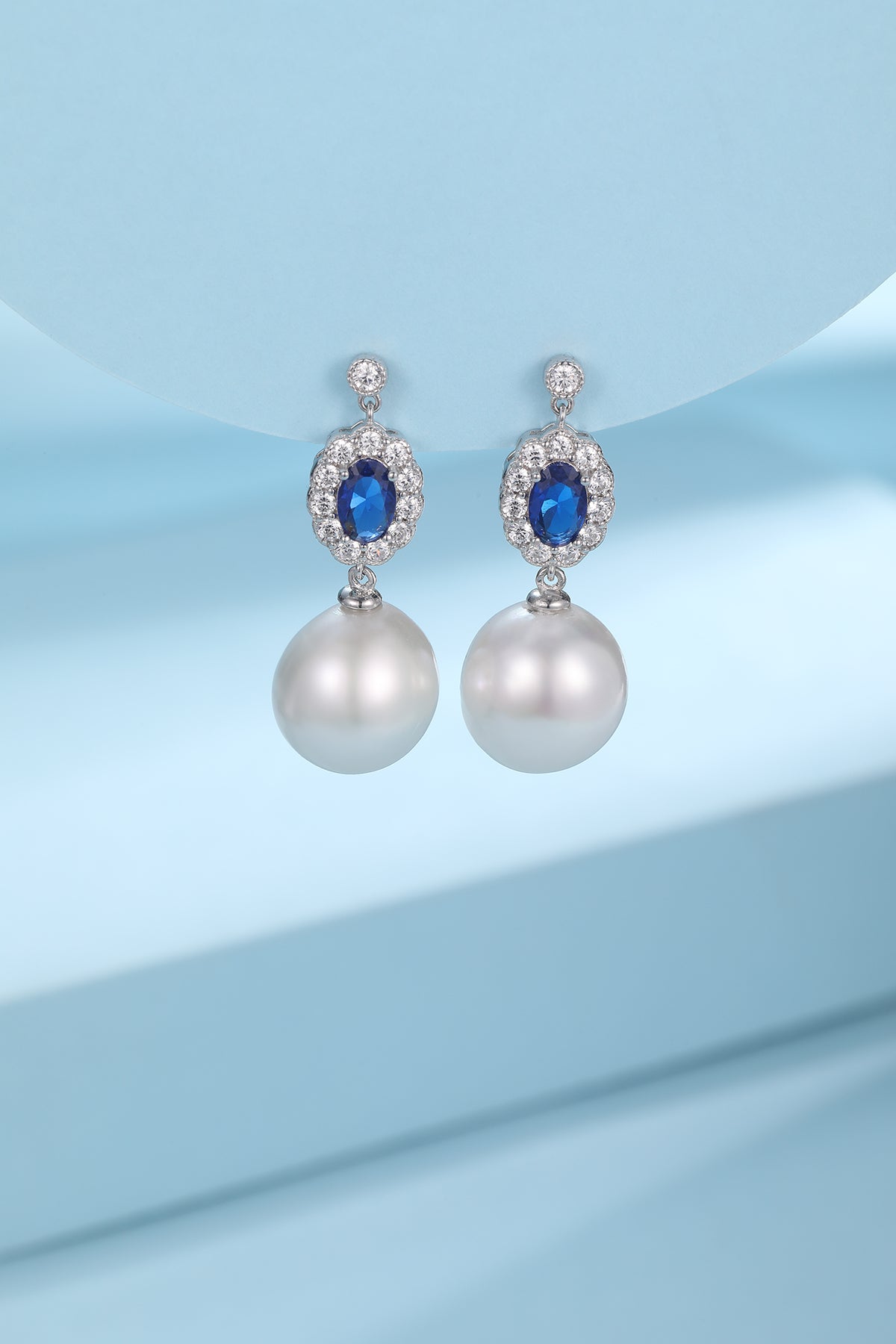 10-11mm Freshwater Pearl & Royal Elegance Baroque Pearl Earrings