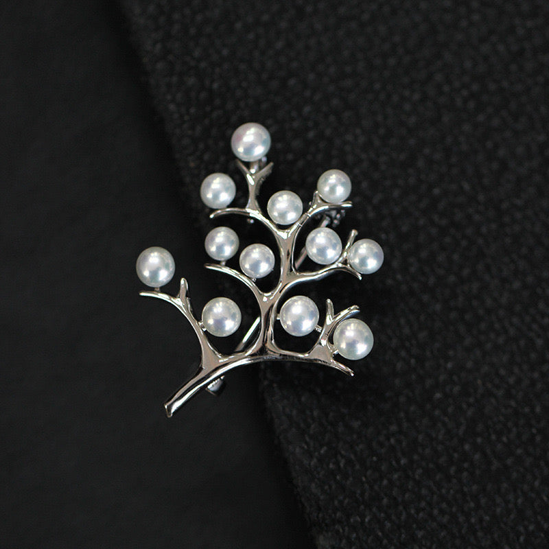 Tree of Happiness Pearl Brooch/Pendant