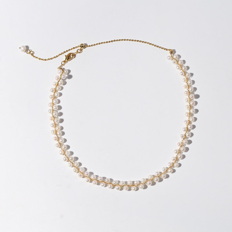 Handwoven Freshwater Pearl Necklace