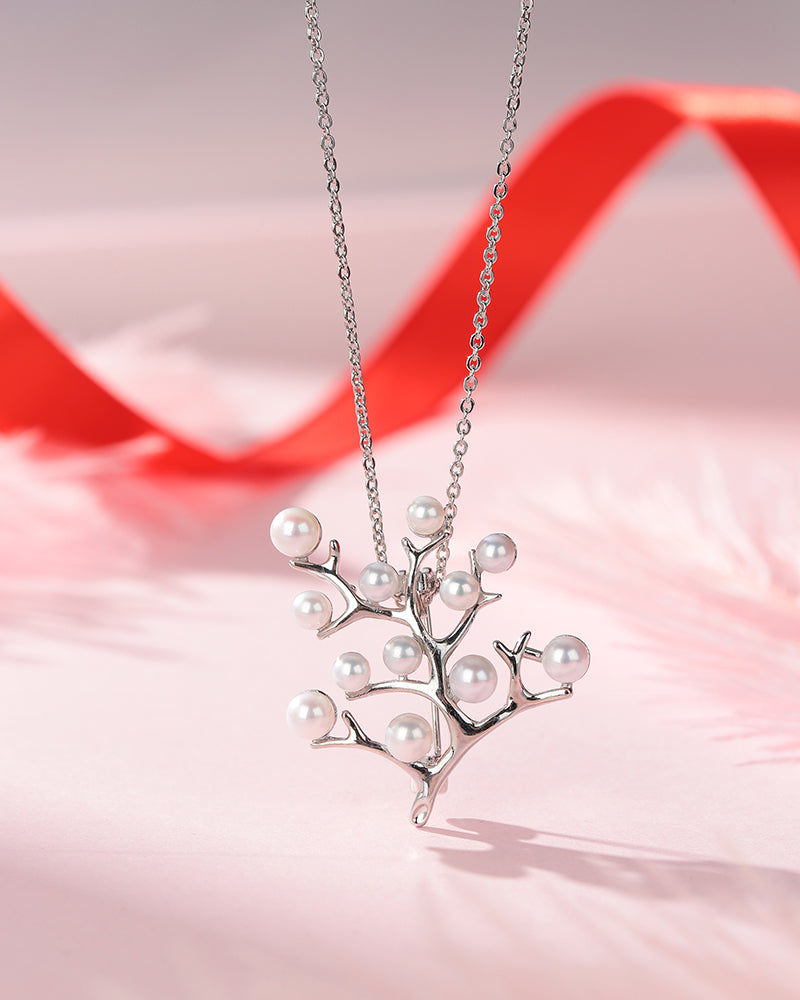 Tree of Happiness Pearl Brooch/Pendant