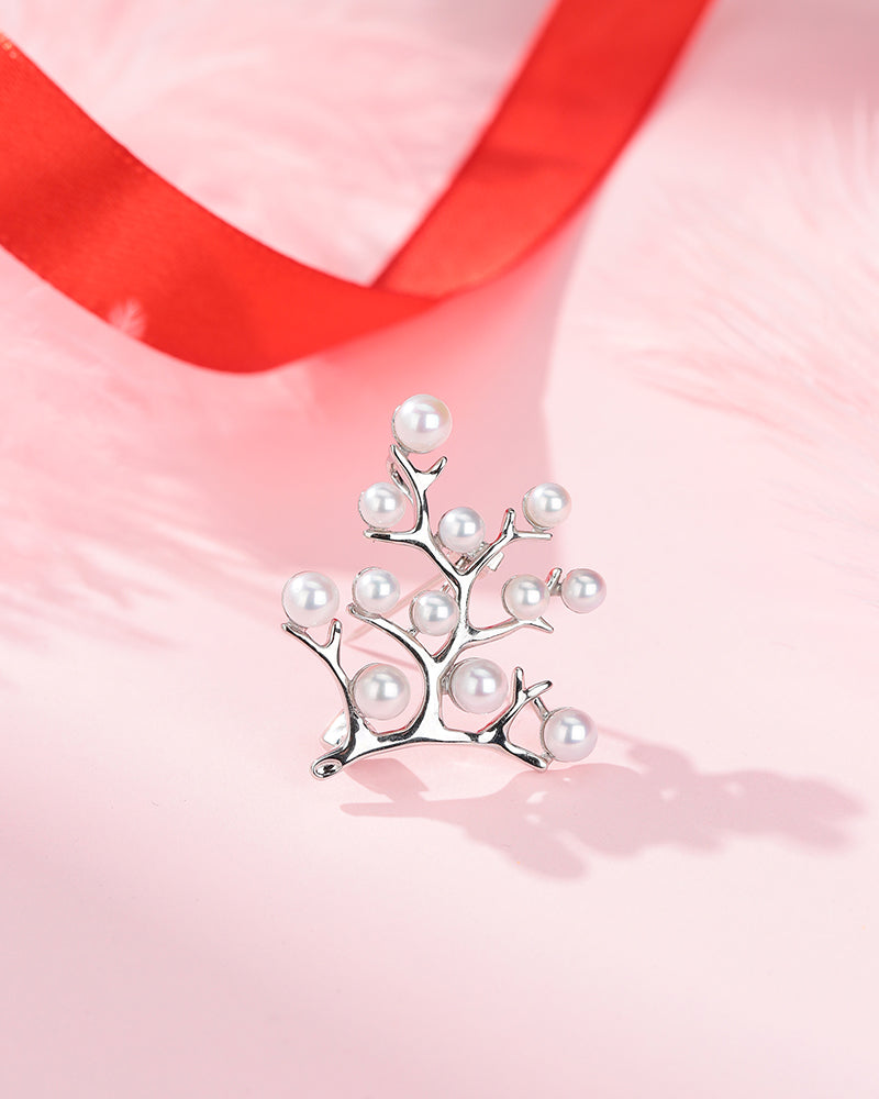 Tree of Happiness Pearl Brooch/Pendant
