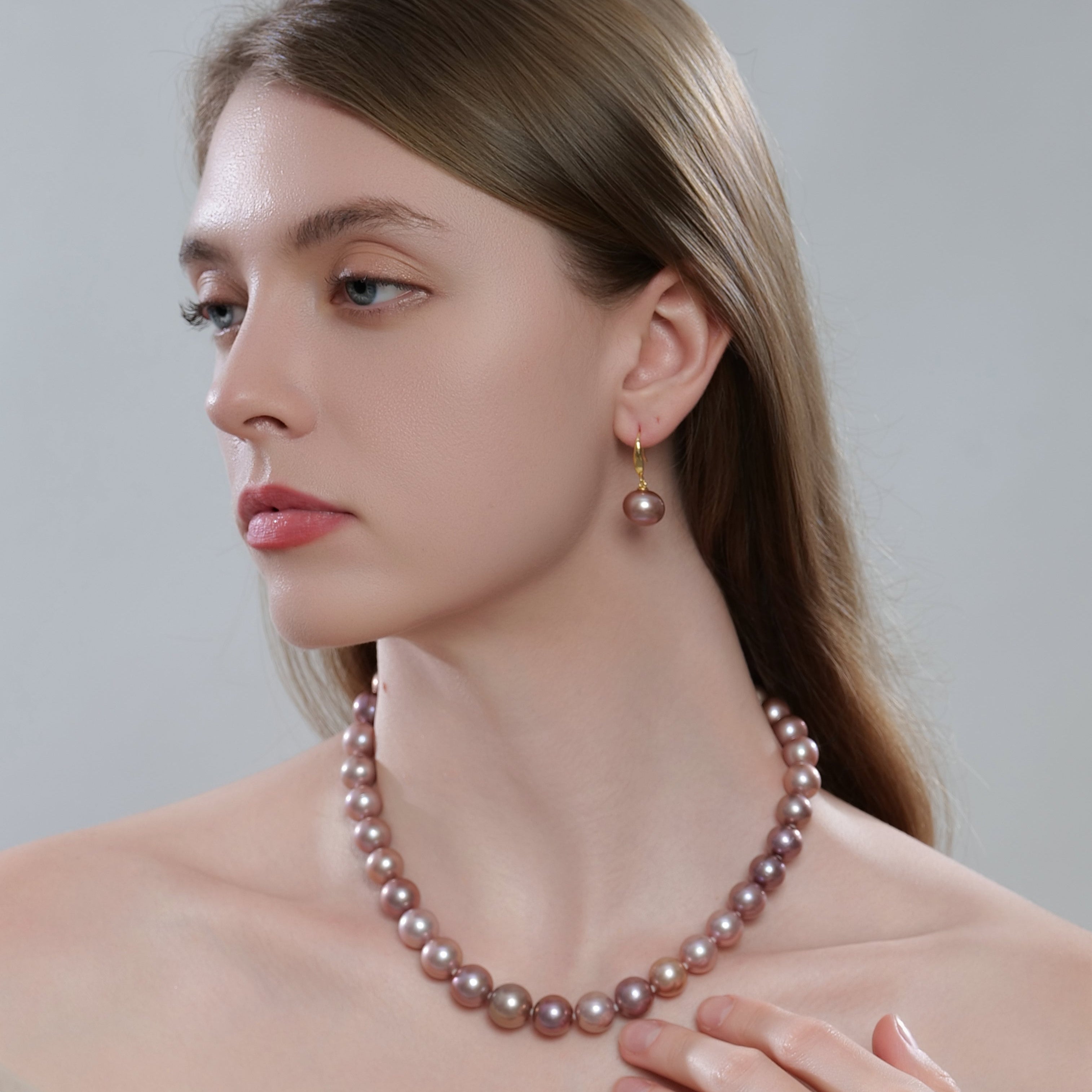 11-13mm Multicolor Pearl Strand Necklace