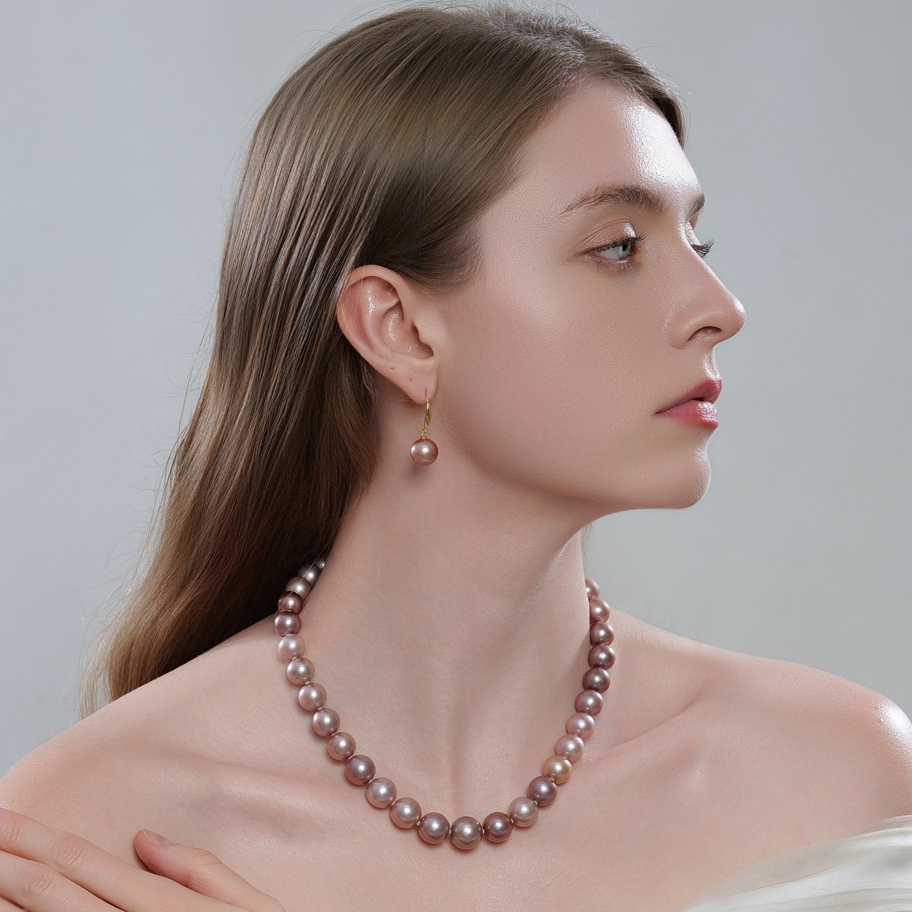 11-13mm Multicolor Pearl Strand Necklace