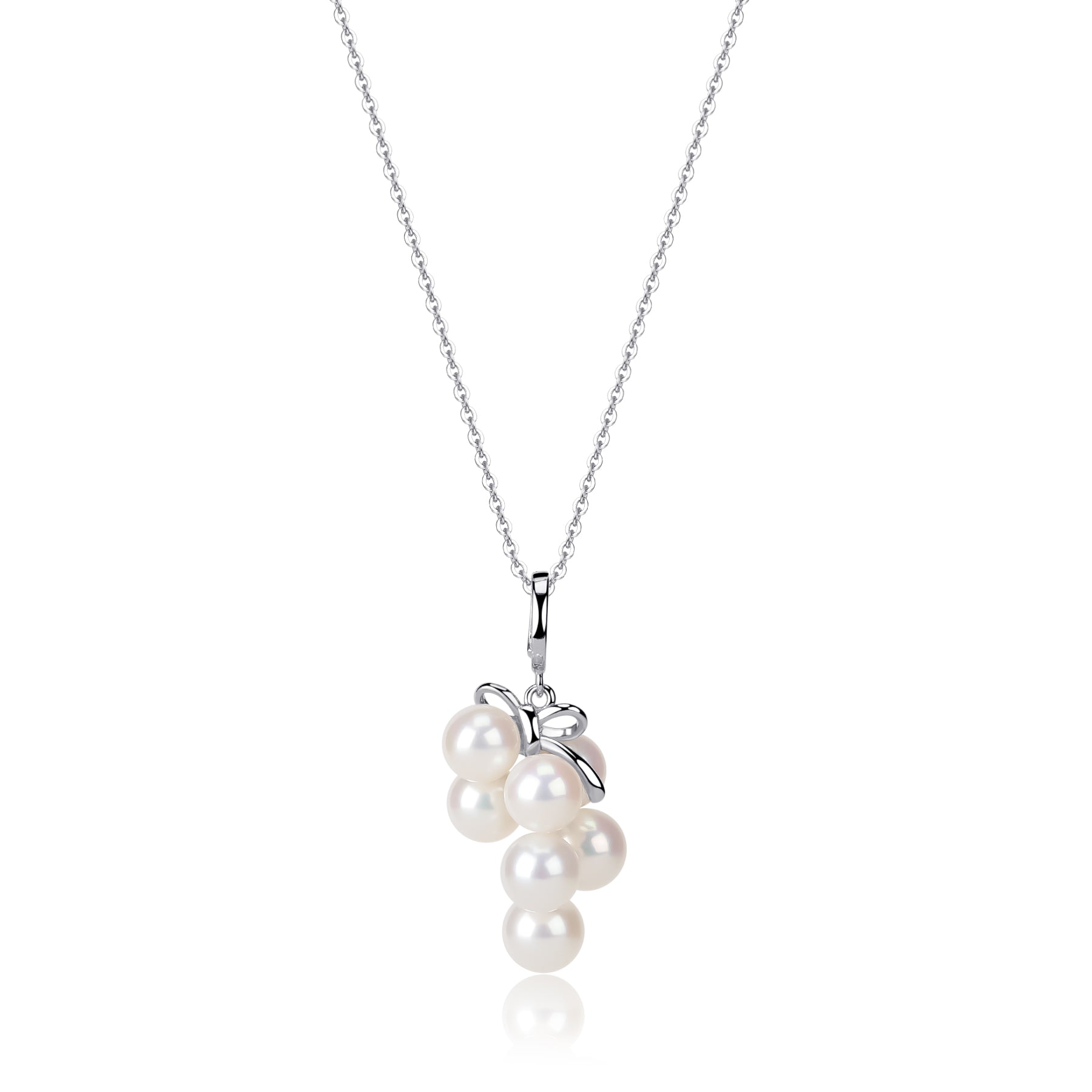 5-6mm Freshwater Pearls Grapes Pendant & Earrings Set