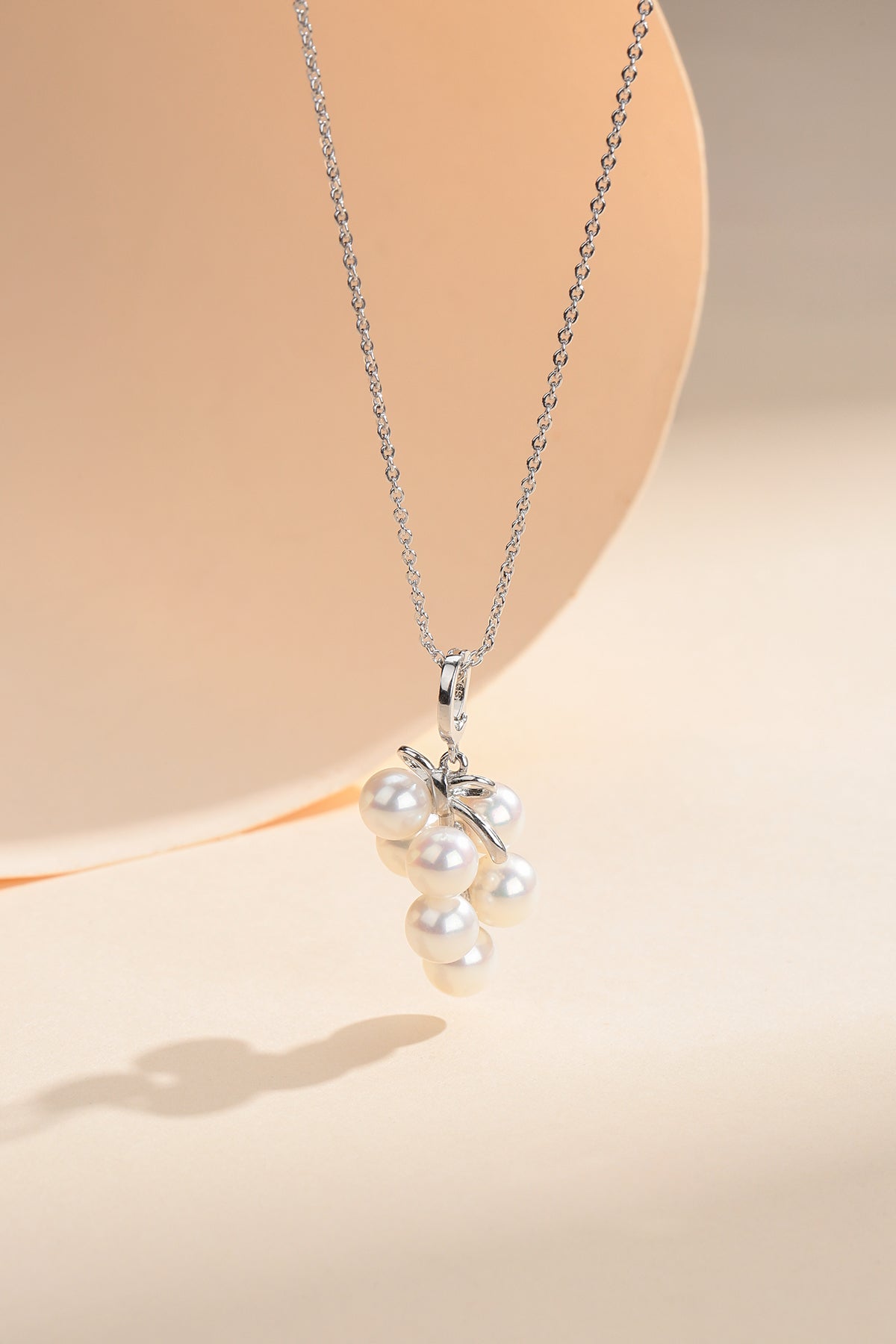 5-6mm Freshwater Pearls Grapes Pendant & Earrings Set