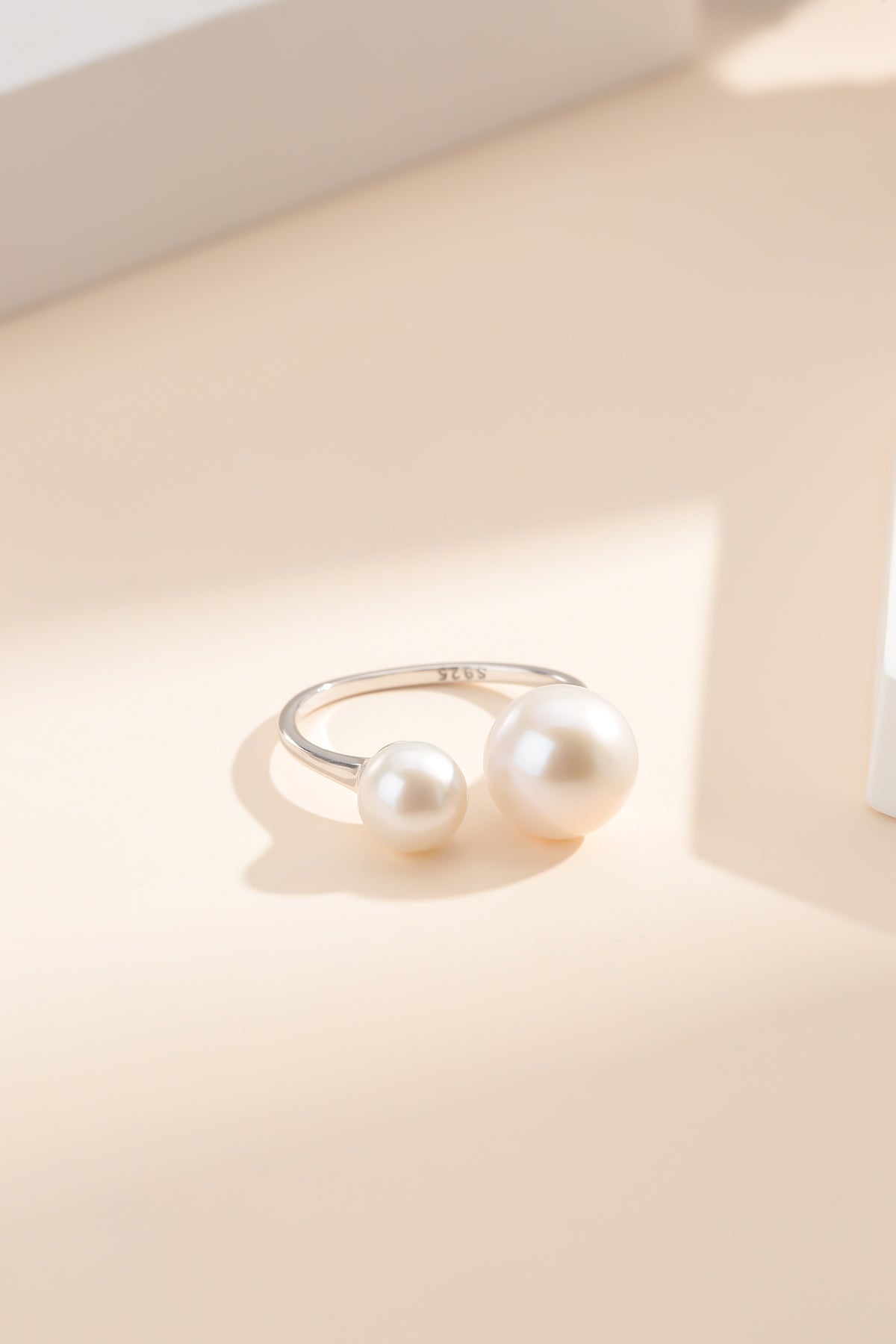 Two Pearls Dual Pearls Ring – PEARLMISÉ Jewellry