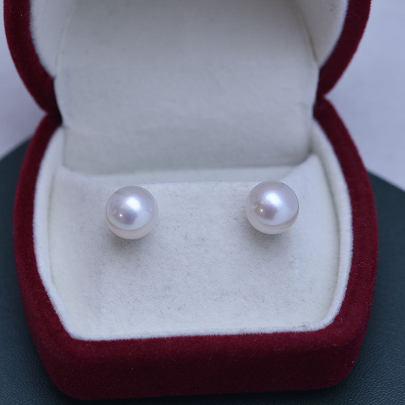 Freshwater Pearl Necklace, Earrings, Brooch Set