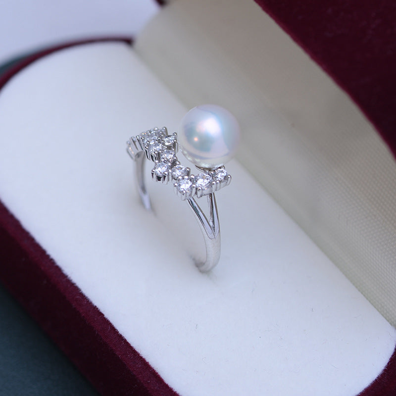 8-9mm Freshwater Pearl & Felicity Ring