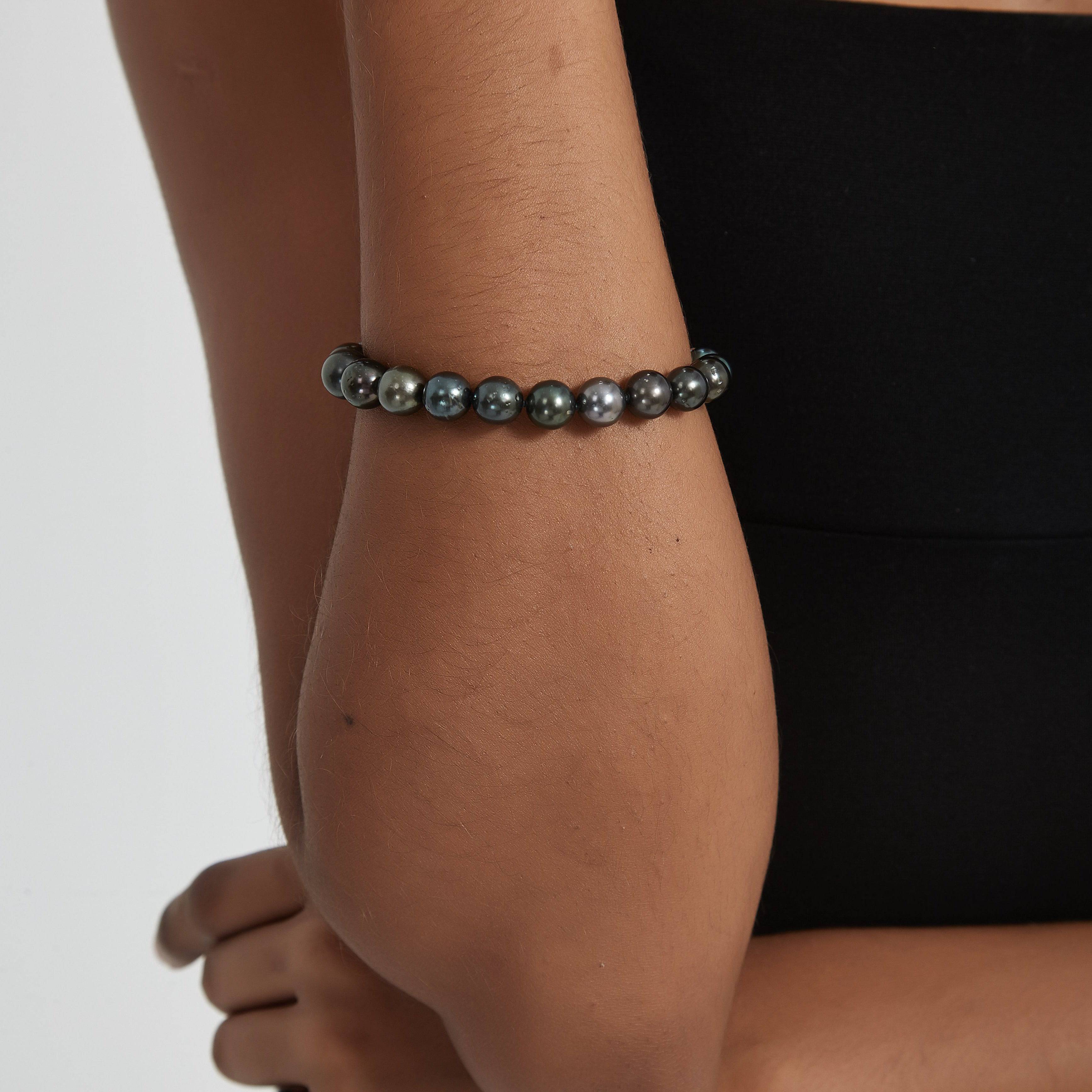 8-11mm Tahitian South Sea Pearl Bracelet AA+ Quality