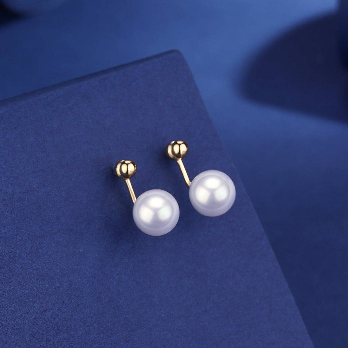 10-11mm Freshwater Edison Pearl Earrings AAAA
