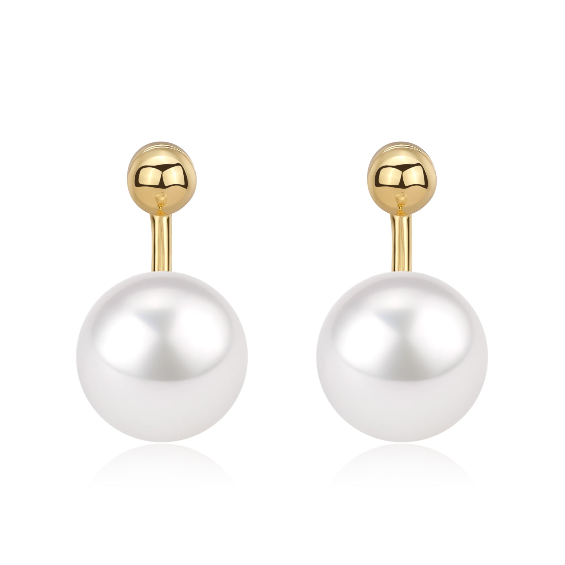 10-11mm Freshwater Edison Pearl Earrings AAAA
