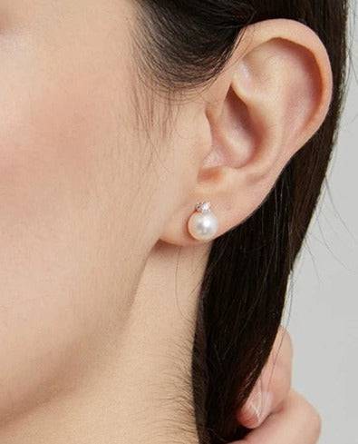 8-10mm Freshwater Pearl & Sasha Earrings