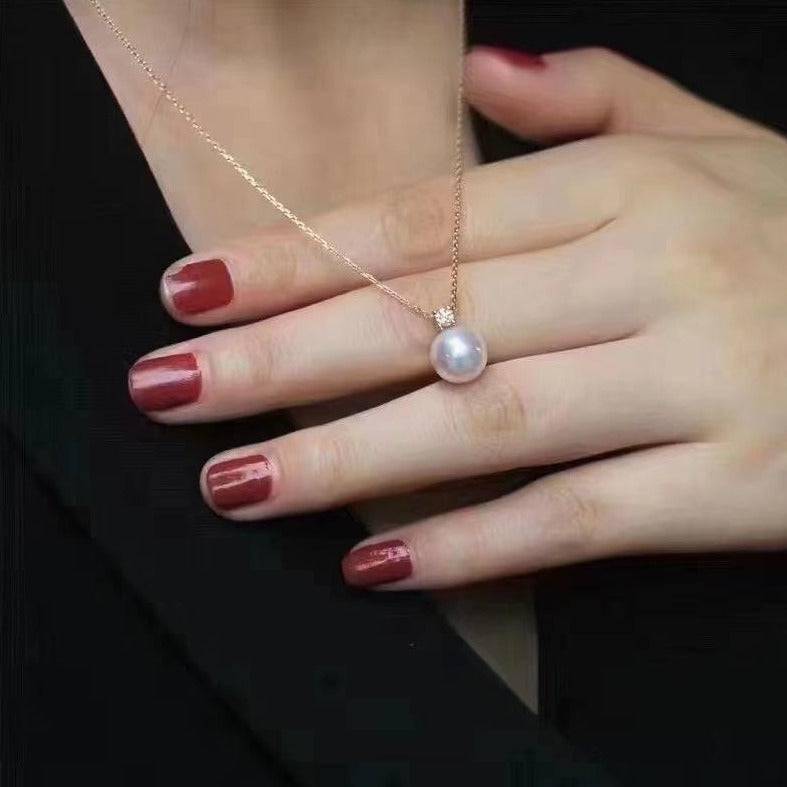 10-11mm Freshwater Pearl & Sasha Necklace