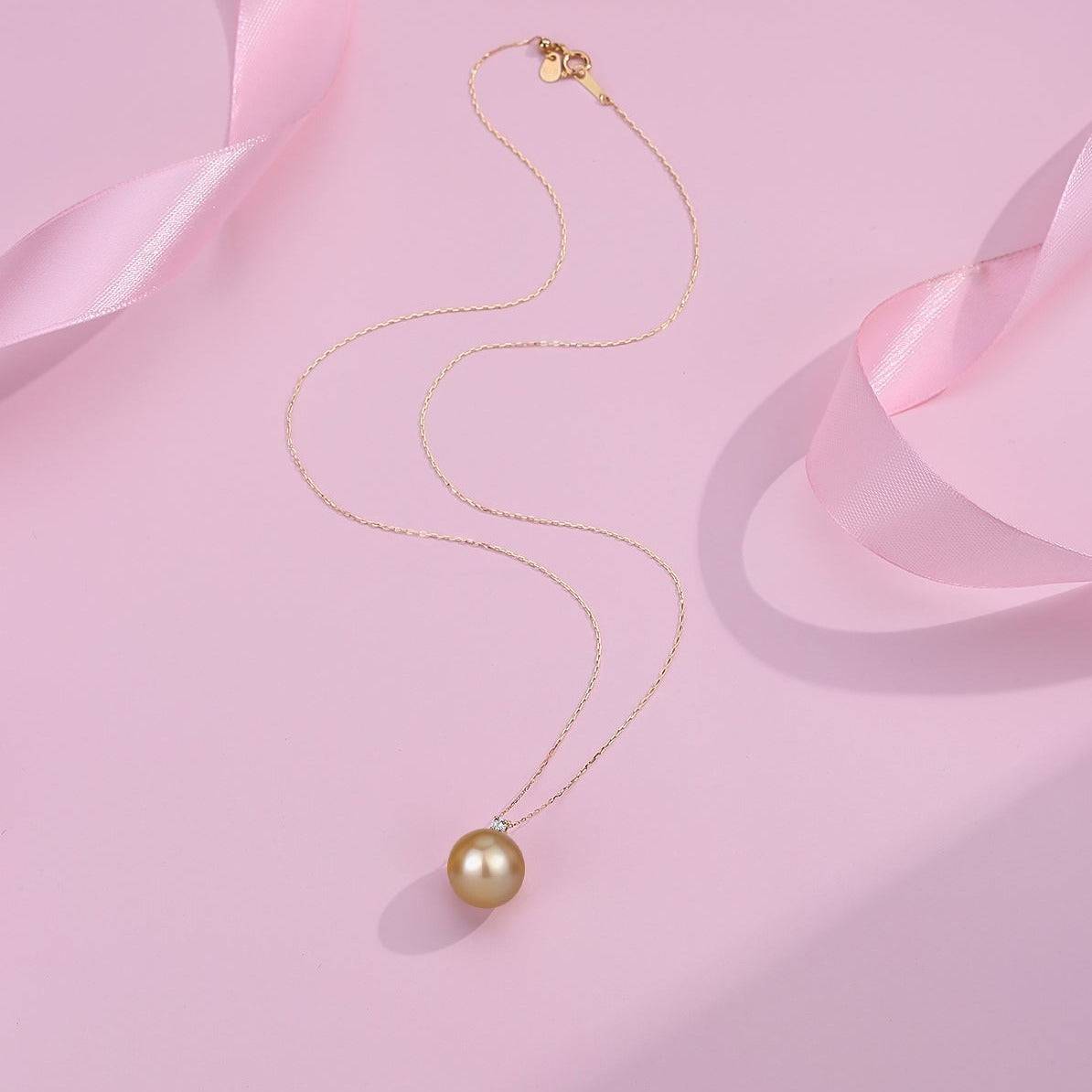 Golden South Sea Pearl & Sasha Pendant