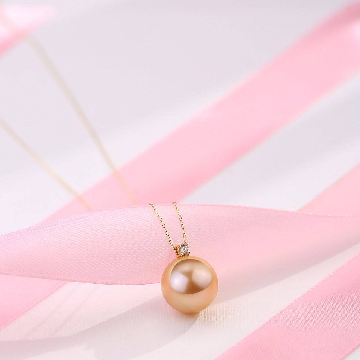 Golden South Sea Pearl & Sasha Pendant