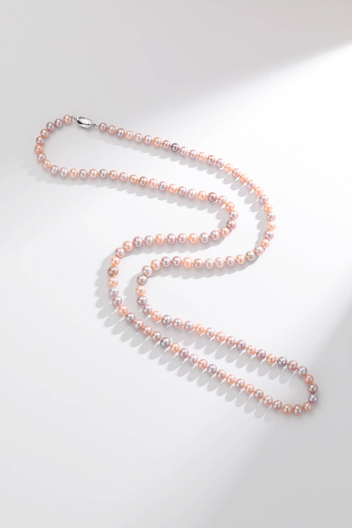 35-inch Multicolor Freshwater Pearl Strand - AAA Grade