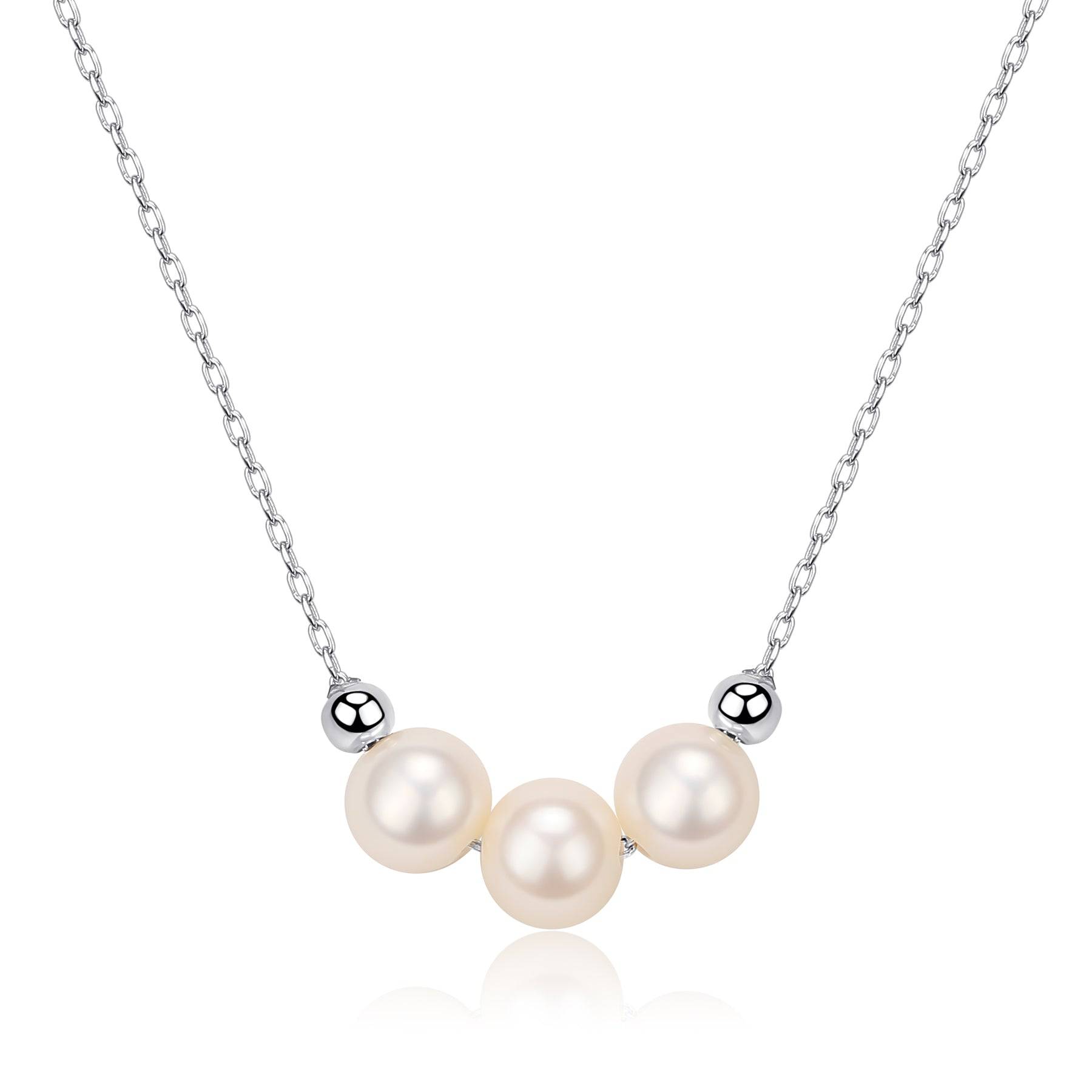 6-7mm Drops Smile Freshwater Pearl Necklace