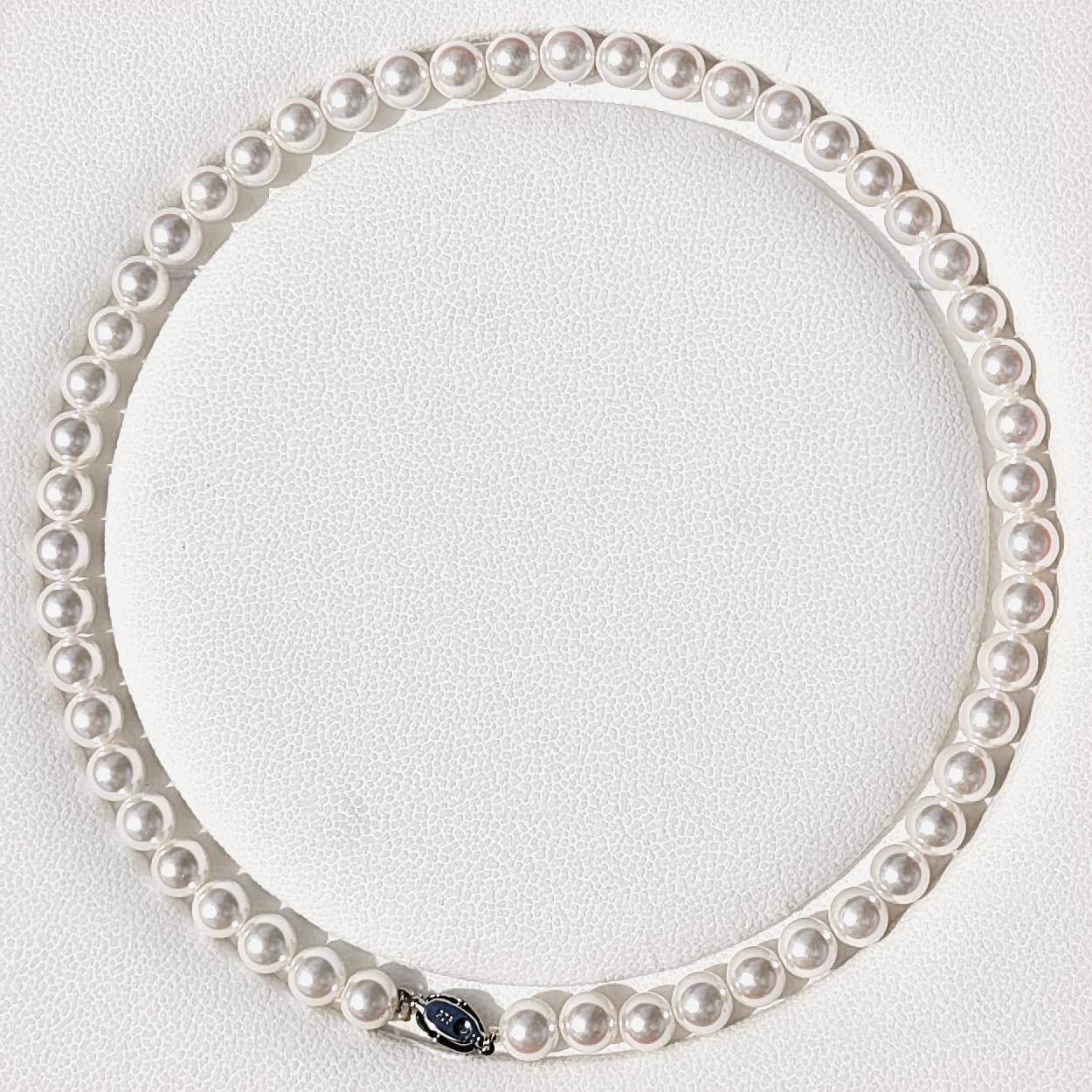 Classic 6-7mm White Round Freshwater Pearl Necklace