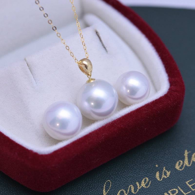 Classic Edison Pearl Pendant Necklace 18K Gold