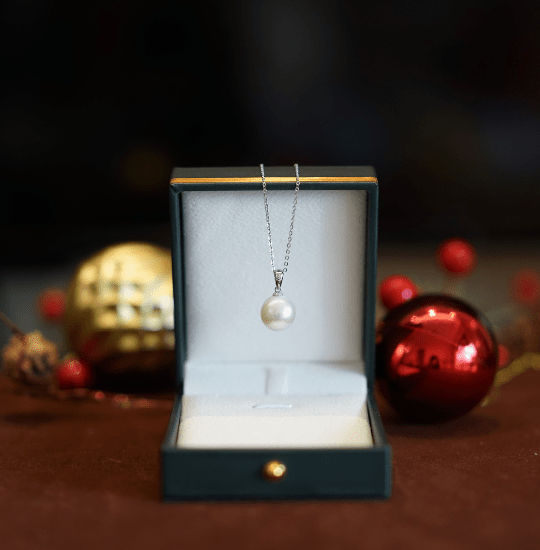 Classic Edison Pearl Pendant Necklace 18K Gold