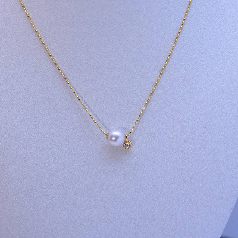 Freshwater Pearl & Pendant Necklace