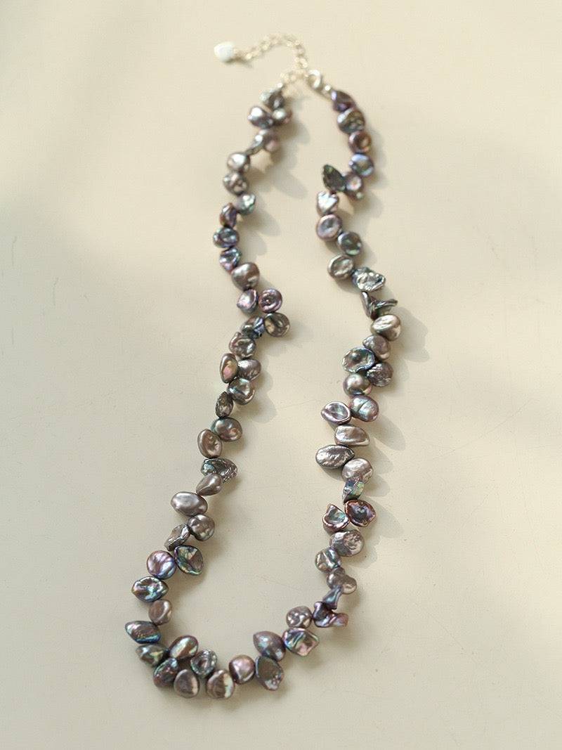 Grey Keshi Freshwater Pearl Necklace