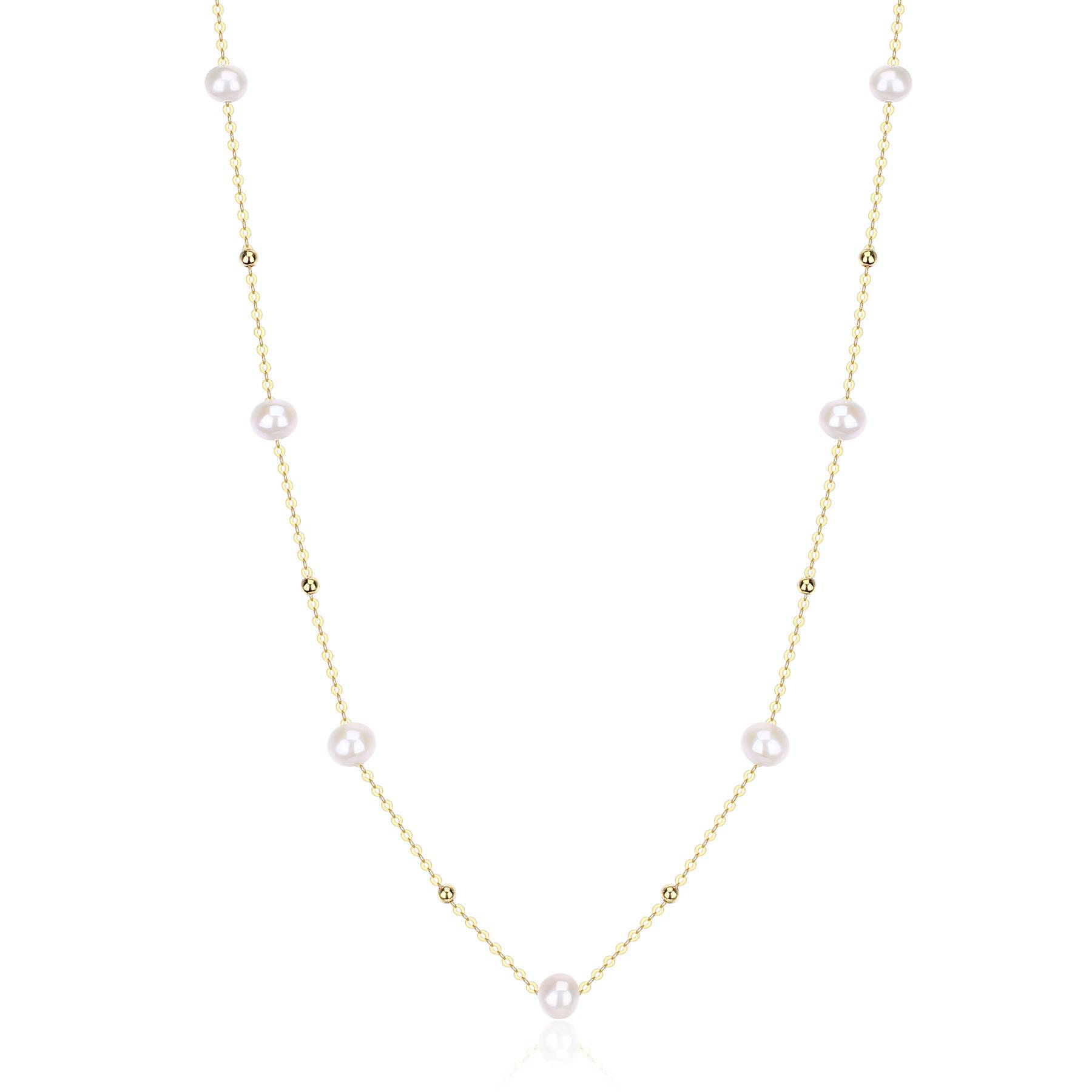 Jessica Pearl Necklace and Bracelet Set