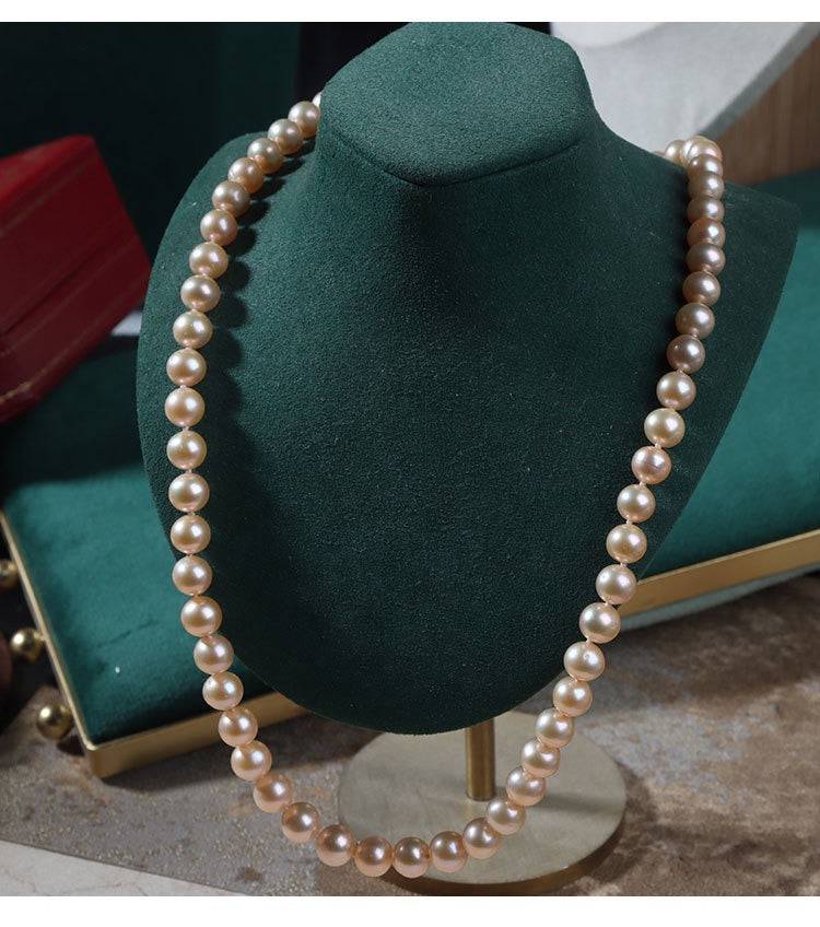 Pink Freshwater Pearl Necklace,7.5-8mm