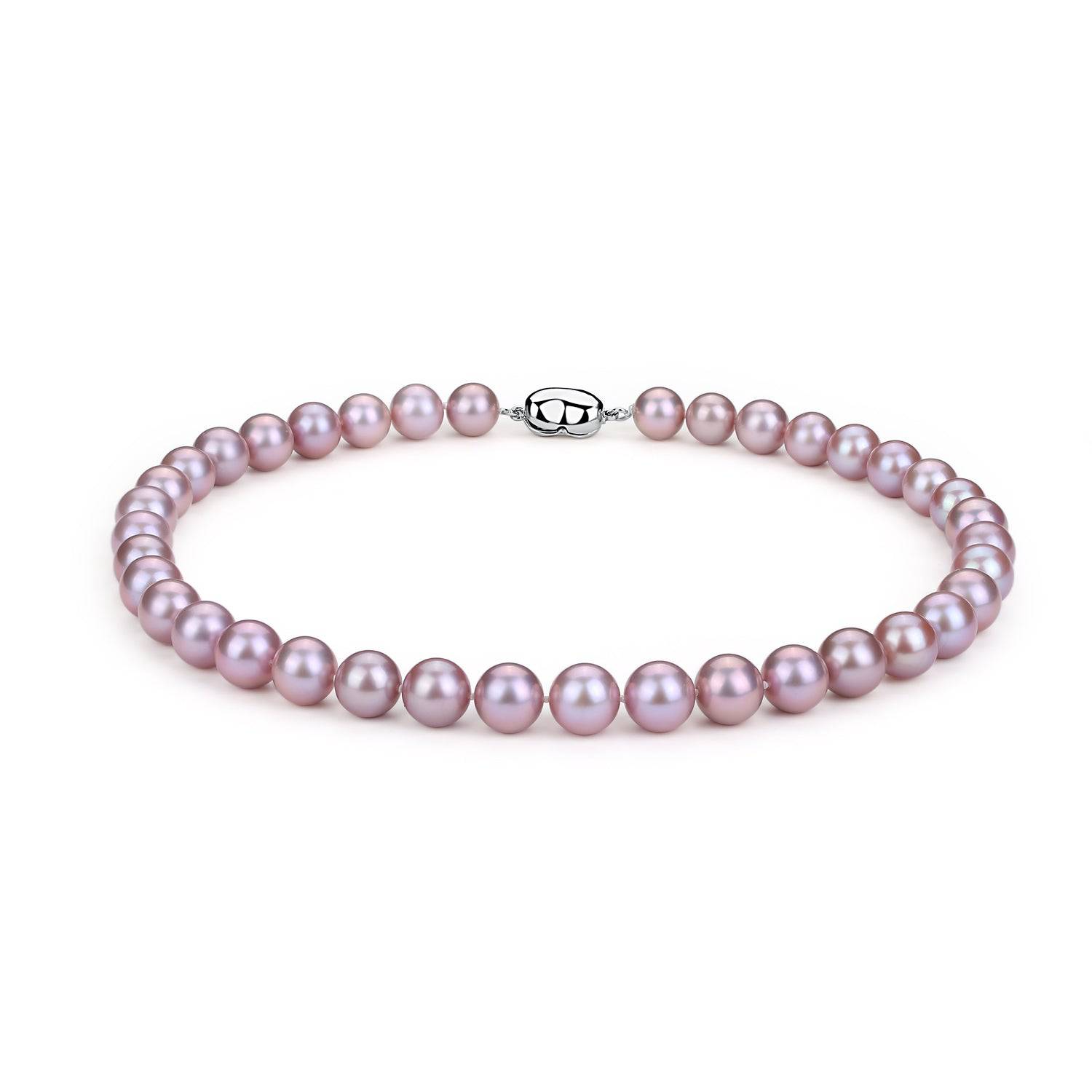 Purple 10-12mm Freshwater Pearl Necklace
