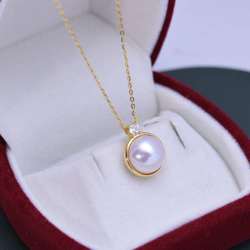 10-11mm Freshwater Mabel Pearl & Sasha Necklace