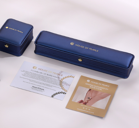 White Freshwater Double Pearl Bracelet, 7.5-8.0mm