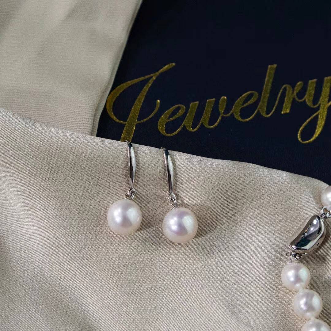 8-9mm White Freshwater Pearl 3-Piece Jewelry Set