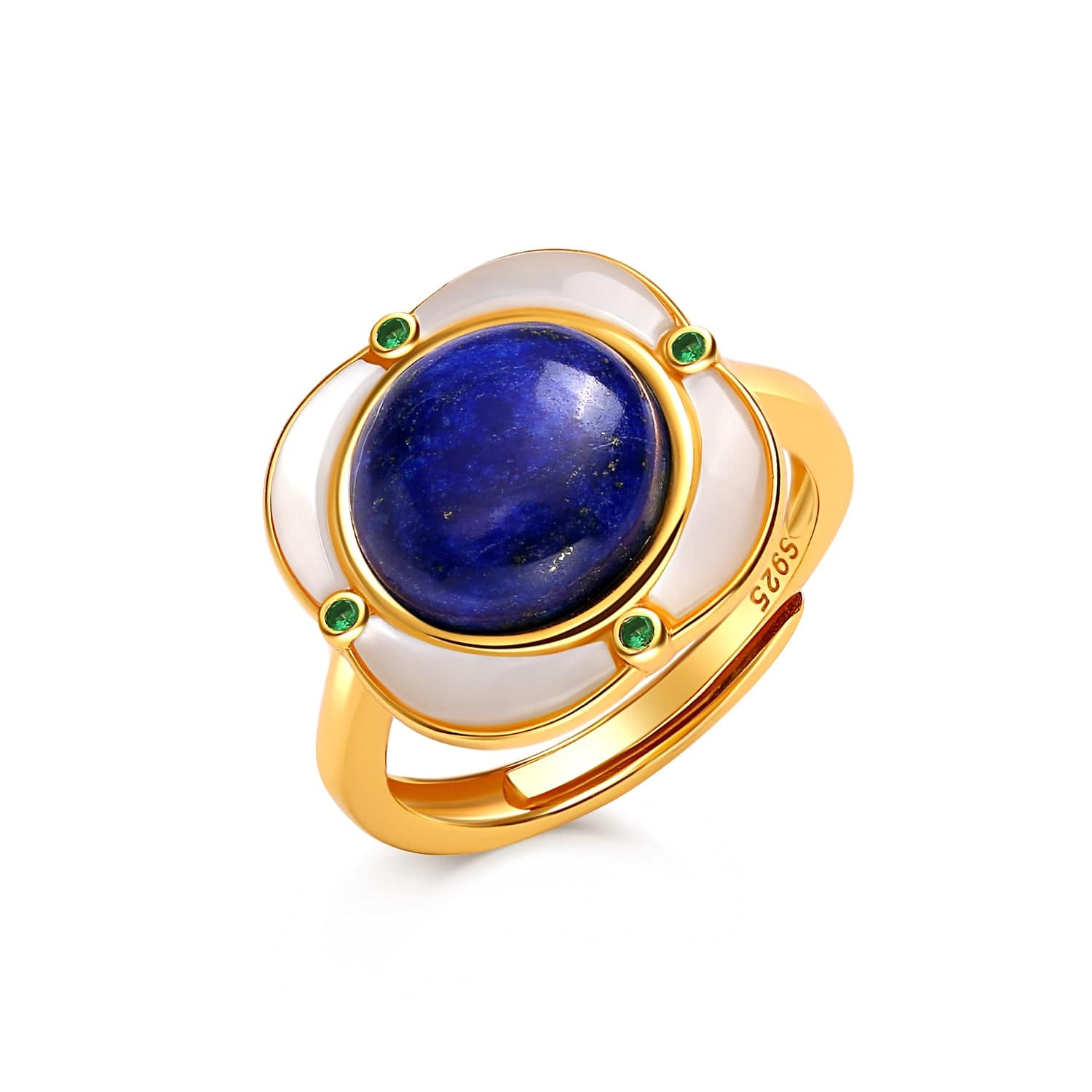 Blue Lapis Lazuli Square Mother of Pearls Collection(Purchase Individually)